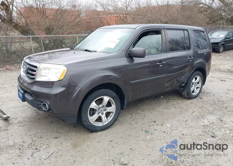 2012 Honda Pilot Ex-L из США, поврежденный, VIN 5FNYF4H55CB062377